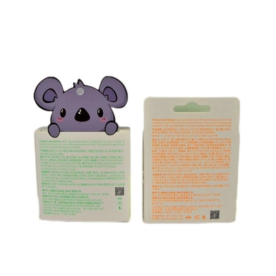 Folded Box With Window , Health care packaging box With Paper Hangtag OEM ODM