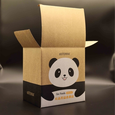 Milieuvriendelijke Recyable Kraft Corrugated Mailer Shipping Box Matte Foil