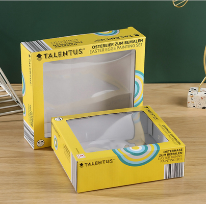 de compensatie Toy Packaging Box van 4C PMS met Venstere Fluit Golfdocument materiaal